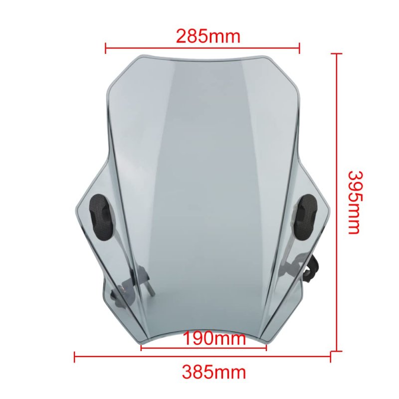 Adjustable Universal Motorcycle Windscreen For Cbr600rr Cb1000r Gxsr 600 750 Mt07 Mt09 Black Abs Polycarbonate Windshield With