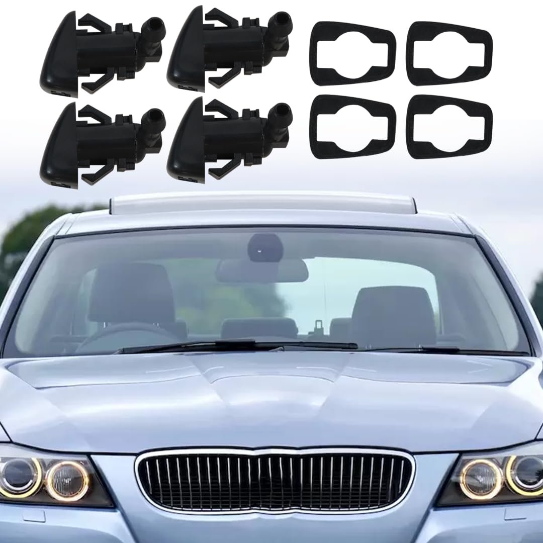 Windshield Washer Nozzles Replacement 5182327aa Compatible For Dodge Charger R T Sedan 4-door 5 7l 345cu In V8 Gas Ohv
