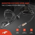 A-premium O2 Oxygen Sensor Compatible With Volkswagen Eurovan 2003 2 8l Upstream Downstream 2-pc Set Replace 06a906262al
