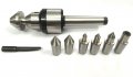 Precision 2mt Shank Multiple Point Revolving Center With Interchangeable Tips Points 