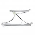 A-premium Manual Power Window Regulator Compatible With Jeep Compass 2007-2017 Front Left And Right 2-pc Set