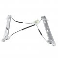 A-premium Manual Power Window Regulator Compatible With Jeep Compass 2007-2017 Front Left And Right 2-pc Set