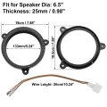 2 Set 6 5 Car Speaker Adapter Spacer Ring With Wire Combination For Subaru Impreza 2007-2019