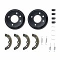 Notonmek 101146302 101816301 Golf Cart Brake Drum Hub Shoes And Spring Kit Compatible With Club Car Ds 1981-1994