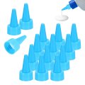 80 Pcs Snip Tip Applicator 0 94 Extra Tips Caps For Glue Replacement Plastic Adhesive Nozzle And Precision Bottle Tubes 