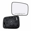 Passenger Right Side Mirror Glass Assembly With Plastic Back Plate Heated Compatible Nissan 2008-2015 Rogue 2014-2015 Select