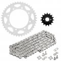 Caltric O-ring Drive Chain Sprockets Kit Compatible With Kawasaki Klr650 Kl650 1987 1988 1989 1990