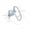Uxcell Cross-connector Vertical Pipe Clip 8pcs Fit 1 25mm To Crossover Buckle Steel Cross Clamp For Greenhouse Awning Frames