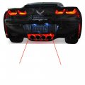 Generic Exhaust Led Lights Kit For Corvette C7 Stingray Z06 Grand Sport 2014 2019 Red 