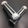 Smt-1 Hand Grips Compatible With Suzuki Kawasaki Yamaha Bike Chromed B00rudy3gw