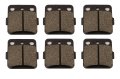 Front And Rear Brake Pads For Honda Fourtrax Trx400ex Trx 400 X 1999-2000 