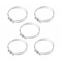 Powertec 70217 5 Inch Double Wire Hose Clamp With Bolt Adjustable Clamps For Dust Collection System Accessories Dryer Vent Hvac 