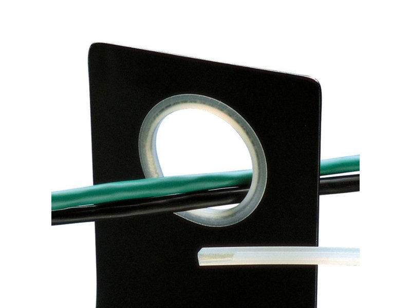 Panduit Ges62f-a-c Solid Grommet Edging With Adhesive Lined 062-inch Thickness Polyethylene Natural