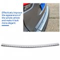 Kuafu Chrome Rear Bumper Cover Protector Guard Trim Trunk Boot Compatible With Rogue 2014-2016 Replace For 999t6-g2000