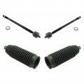 Trq Inner Tie Rods Bellows Kit For 11-14 Chrysler 300 12-14 Challenger Charger 