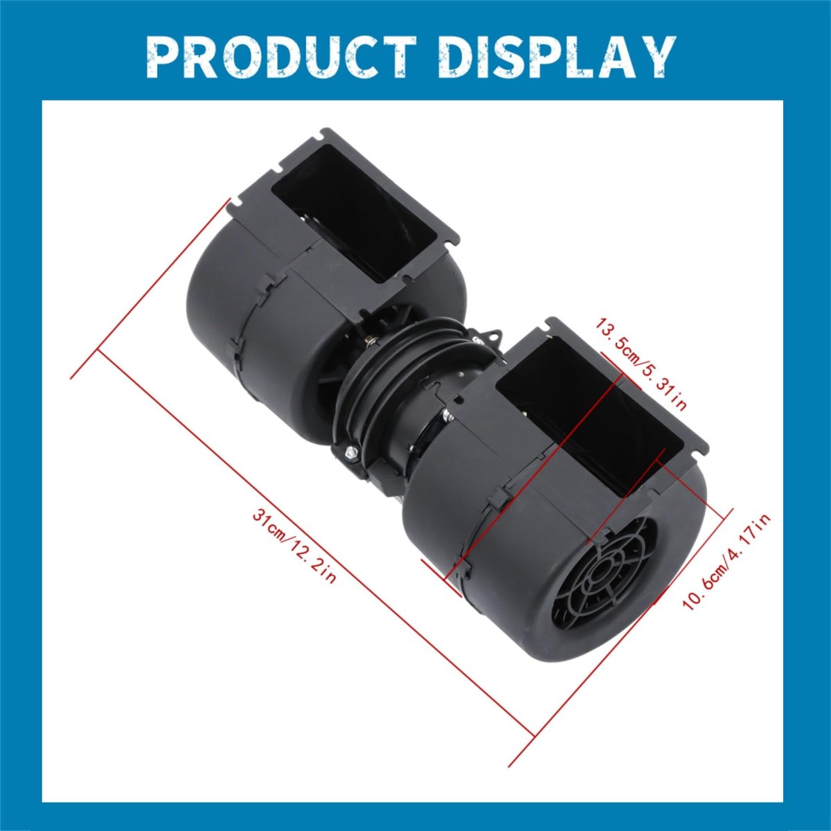 At441565 30003139 12v 3 Speed Double Wheel Blower Motor Replacement For John Deere 312 314 316 317 318 319 320 323 324 325 326