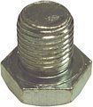 Drain Plug 1 2 20 Regular Point Zinc Plate 3 4 Hex Head 25 Count 