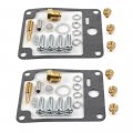 Lirun Carburetor Carb Repair Rebuild Kit 2 Sets Compatible With Yamaha Virago Xv1000 L 1984 N 1985 Xv1100 S 1986 T 1987