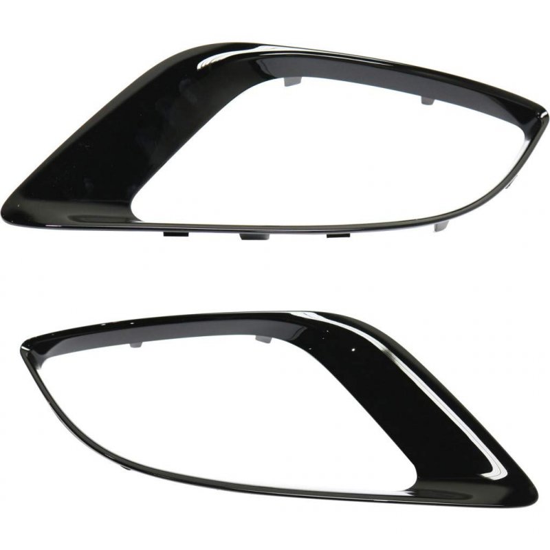 Dodge Durango Fog Light Cover 2016 17 18 19 2020 Driver And Passenger Side Pair Set Black Dot Sae Compliance Ch1038162