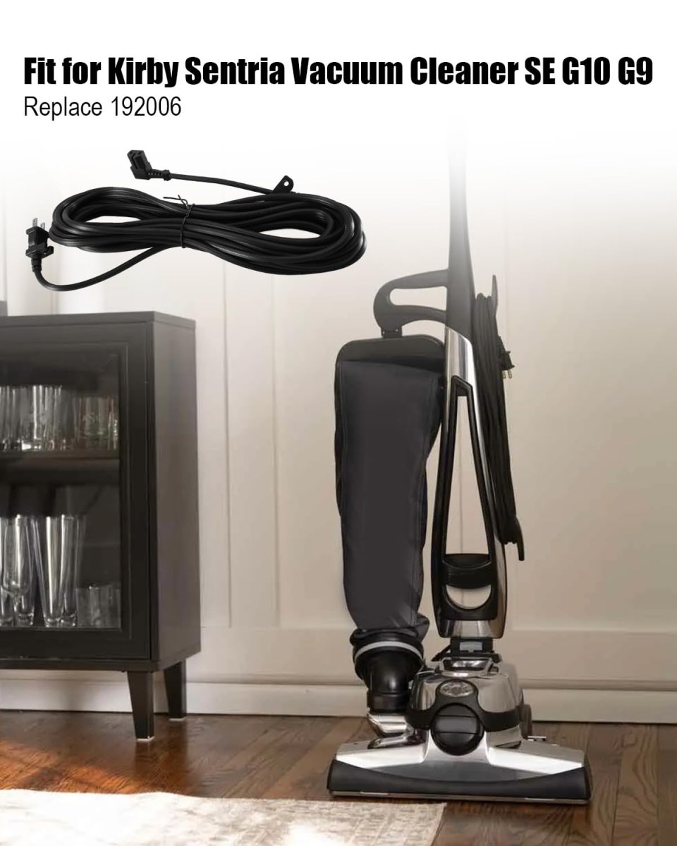 32 Ft Vacuum Cleaner Electric Power Cord Cable Fit For Kirby Sentria Se G10 G9 Replace 192006 2 Prong 120 Volt