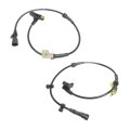 Abs Speed Sensor Pair For Chrysler Pt Cruiser 2001 To 2009 Front Driver And Passenger Side 2 Male Terminals Blade Type Usa 