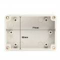 Uxcell 83x58x33mm Electronic Waterproof Ip65 Sealed Abs Plastic Diy Junction Box Enclosure Case Clear
