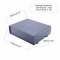 Bettomshin 1pcs Junction Box Electrical Project Abs Plastic Enclosure Case 5 91 X 4 72 1 57 Gray