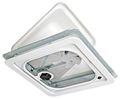 Ventline V2094-501-00 Birch White 14 12v Radius Corner Vent With Pop Up Screen 