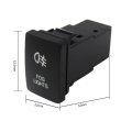 Push Button Switch With Blue Led Light Suitable For Fogs Drl Light Bar 2008-2017 Toyota Land Cruiser
