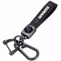 Saeeko Genuine Leather Car Keychain Ring Accessories Key Chain Keyring For Football Fans Business Gift Birthday Present 