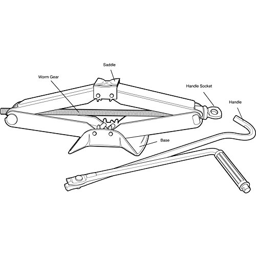 Powerbuilt 640819 Mechanical Scissor Jack