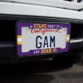 Stand Up And Roar Lsu Tigers Football License Plate Tag Frame