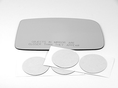 02-07 Mitsu Lancer Right Passenger Convex Mirror Glass Lens W Adhesive Usa O Backing Plate