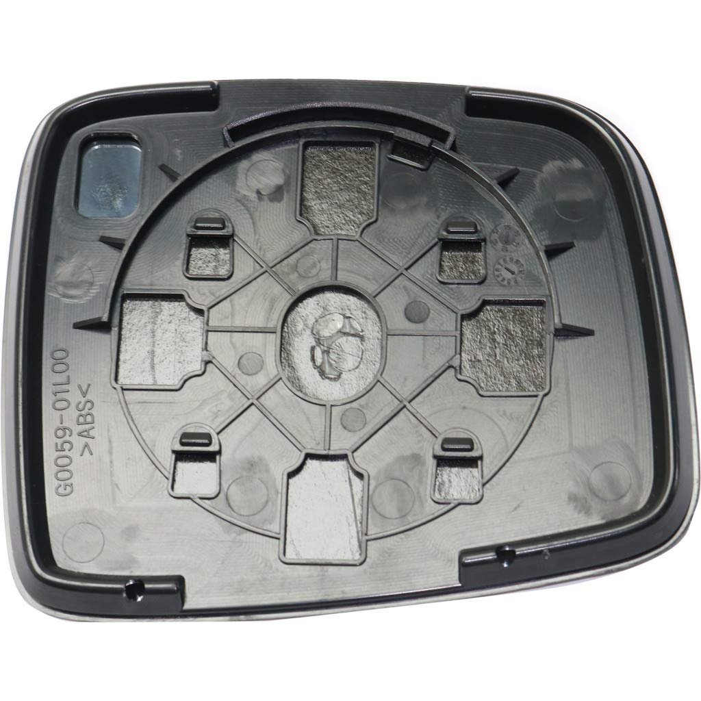 Driver Side Mirror Glass For Jeep Liberty 2002 2003 2004 2005 2006 2007 Non Heated Flat Type With Backing Plate Replacement