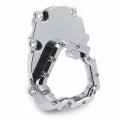 Httmt- Chrome Right Engine Stator Cover Crankcase Compatible With Yamah 89-97 Fzr600 89-90 Fzr500 P N Mt313-037a-cd