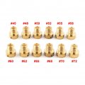 Lirun 12-pack Carburetor Main Jets 45 48 50 52 55 58 60 62 65 68 70 72 Set Replace For Dellorto Sha Shb Ua Ub Phbg Vhb-cs