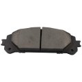 Front And Rear Ceramic Disc Brake Pad Set With Hardware For Toyota Sienna 2021 2024 D1324 D2305 