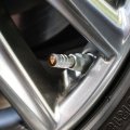 Looney Tunes Taz Face Tire Rim Wheel Aluminum Valve Stem Caps