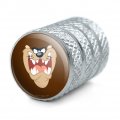 Looney Tunes Taz Face Tire Rim Wheel Aluminum Valve Stem Caps
