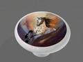 Gotham Decor The Wild Horse Ceramic Drawer Knob 