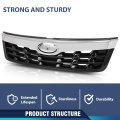 Front Bumper Upper Grille Grill W Chrome Trim For Subaru Forester 2011-2013 91121sc040 91122sc050