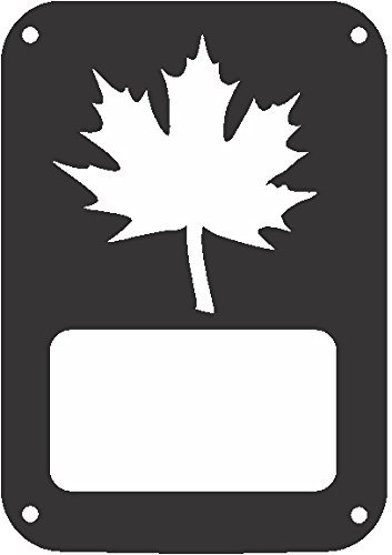Jeeptails Maple Leaf Tail Lamp Light Covers For Jeep Jk Wrangler Black Set Of 2