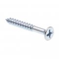 Prime-line Wood Screw Flat Head Phillips 8 X 1-1 4 In Zinc Plated Steel Pack Of 100 
