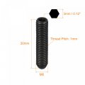 Uxcell Ball Point Set Screws 10pcs M6 X 30mm High Carbon Steel Metric Spring Hex Socket Grub Screw