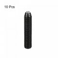 Uxcell Ball Point Set Screws 10pcs M6 X 30mm High Carbon Steel Metric Spring Hex Socket Grub Screw