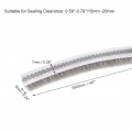 Uxcell Brush Weather Stripping Adhesive Felt Door Seal Strip Pile Weatherstrip Sweep For Window 197inch L X 0 24 Inch W 5000mm
