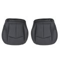Black Front Driver Passenger Side Bottom Replacement Perforated Leather Seat Covers For Mercedes Benz E63 E280 E300 E320 E350 