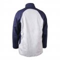 Black Stallion Jf1625-ng Stretch-back Fr Cotton Welding Jacket Navy Gray Small 