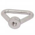 Uxcell Lifting Eye Nut M8 Female Thread 304 Stainless Steel Triangle Shape For Rope Fitting Pack Of 2