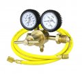 Sa A Nitrogen Gas Regulator 0-600 Psig Hvac Purging Pressure Charge 1 4 Flare Connector With 60 Charging Hose 